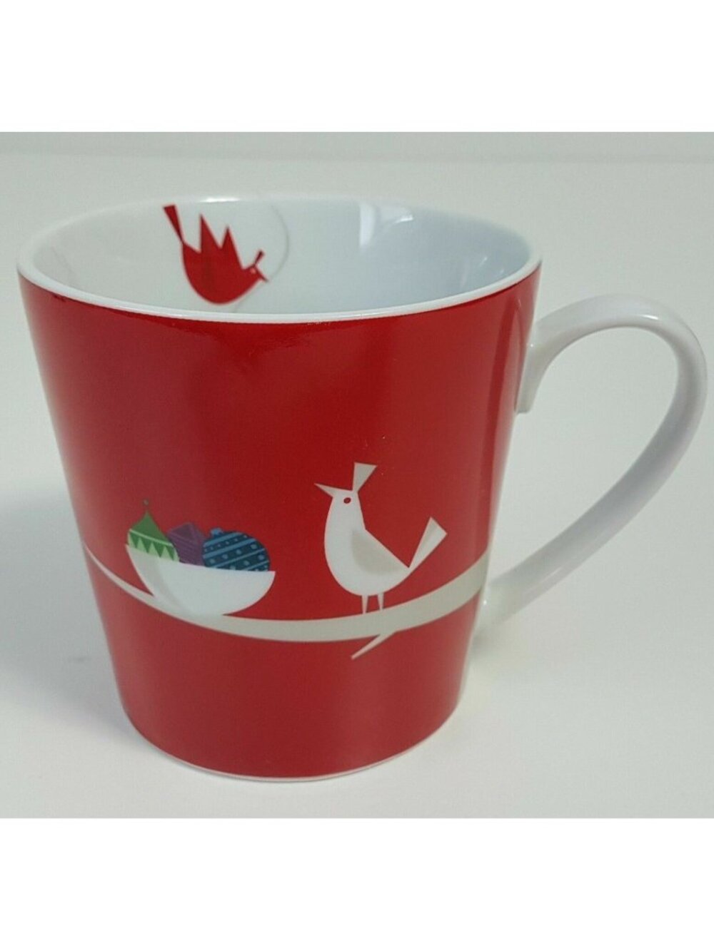 Starbucks 2011 Christmas Mug Red Partridge Bird Holiday Coffee Cup 14 oz